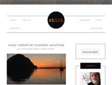 Tablet Screenshot of ohick.com